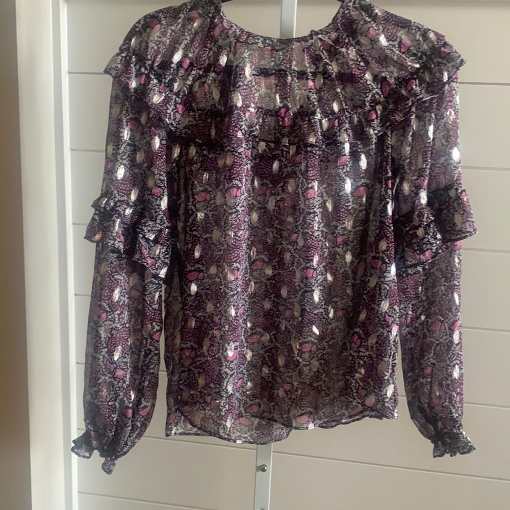INC metallic top